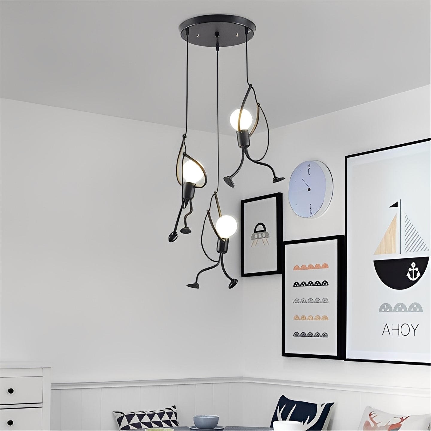 Nikko – Retro Wandleuchte im Iron-Man-Design