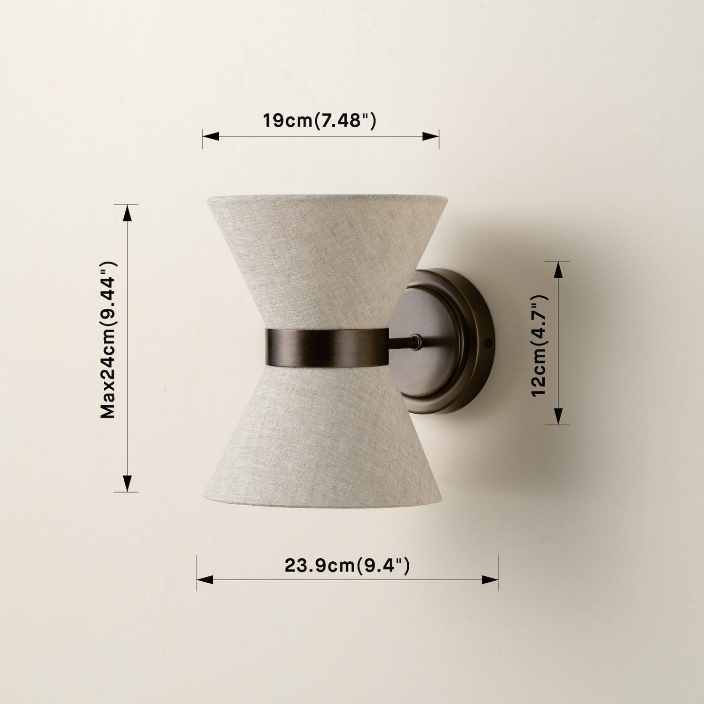 Kaori – Schlichte Wandleuchte