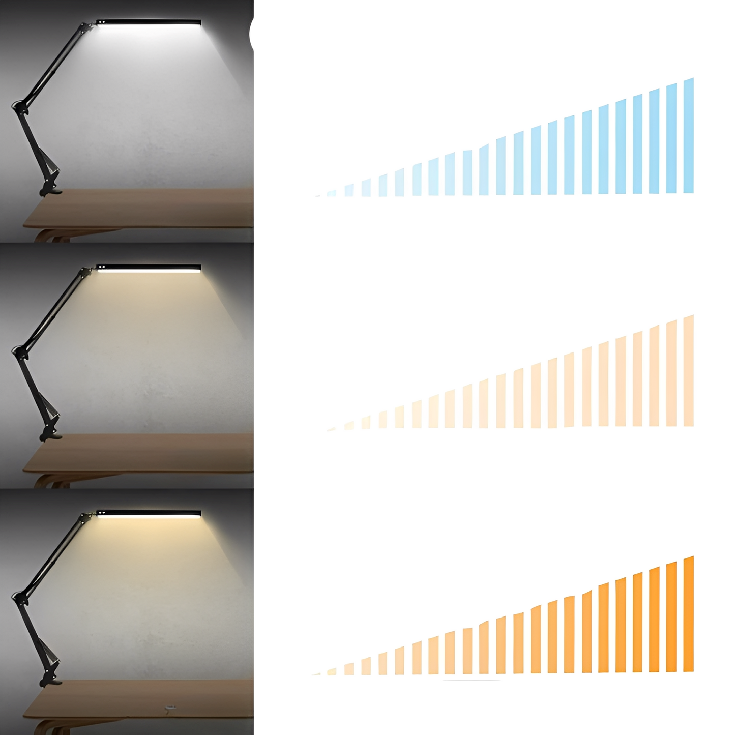 Sarina – LED Faltbare Klemmlampe