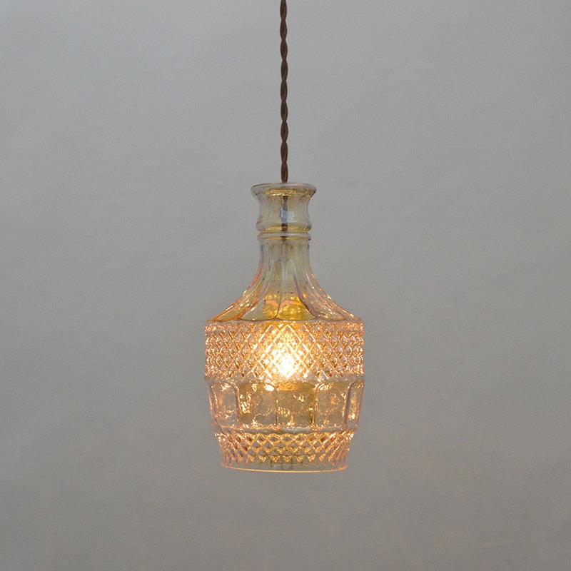 Elva – Modern Glasflaschen LED Lampe