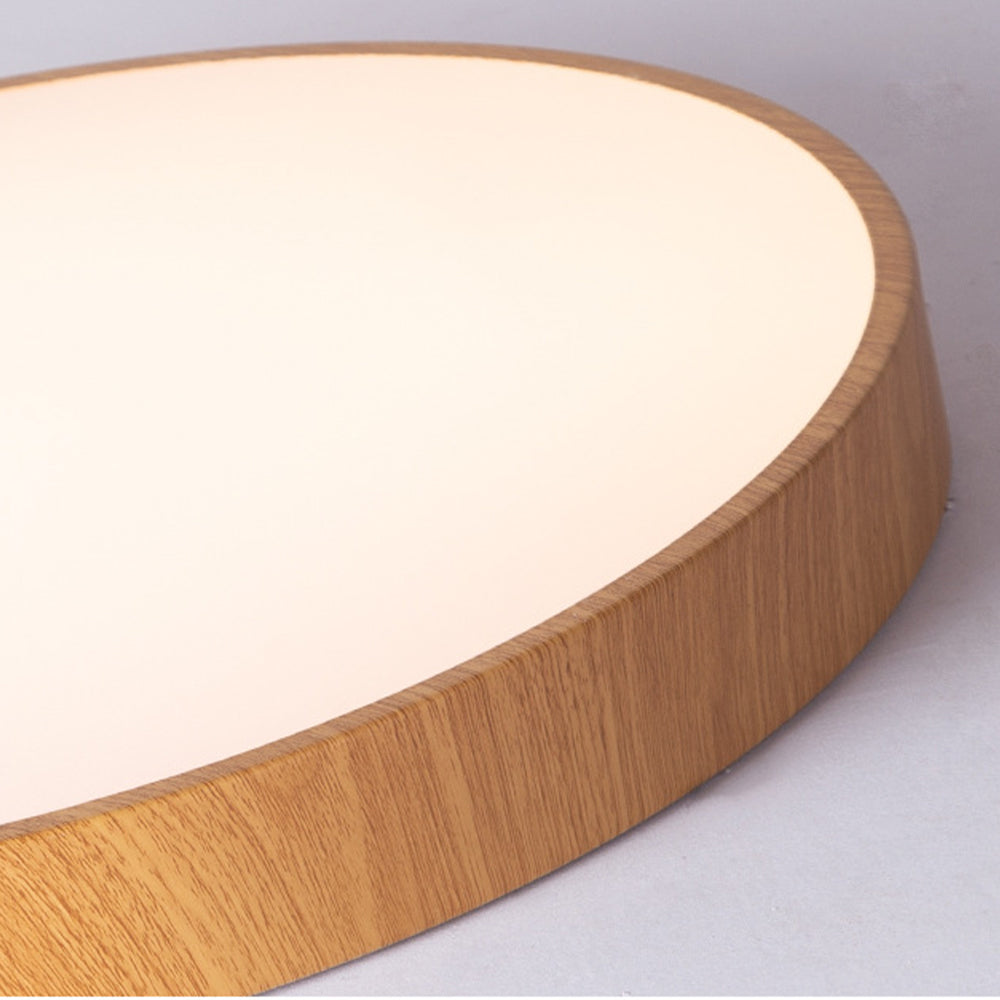 Lian – LED-Deckenleuchte in Holzoptik
