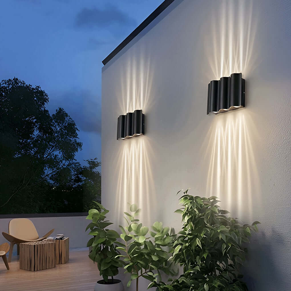 Elvin – Moderne LED-Außenwandleuchte