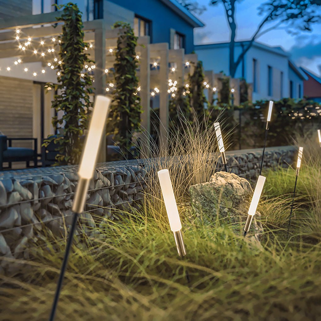 Florin – Solarbetriebene Schilfrohr-Gartenlampe