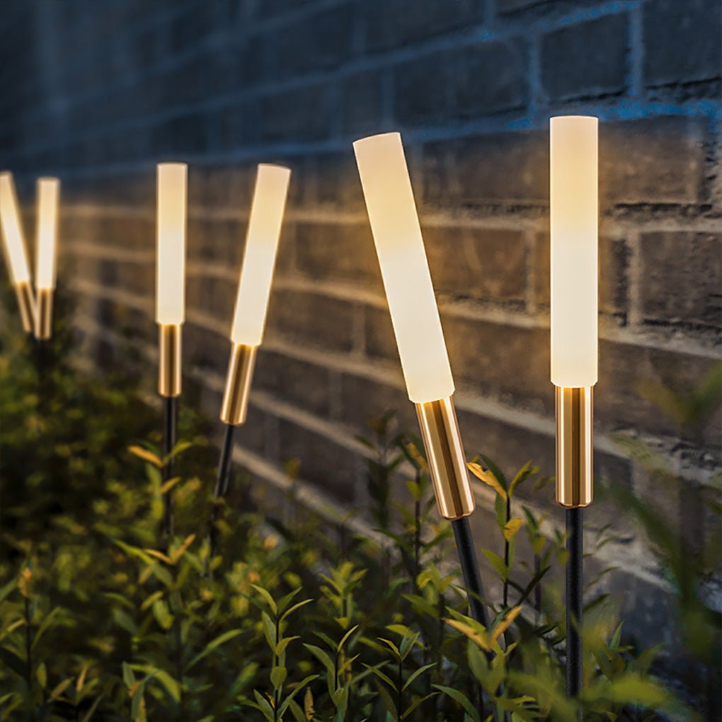 Florin – Solarbetriebene Schilfrohr-Gartenlampe