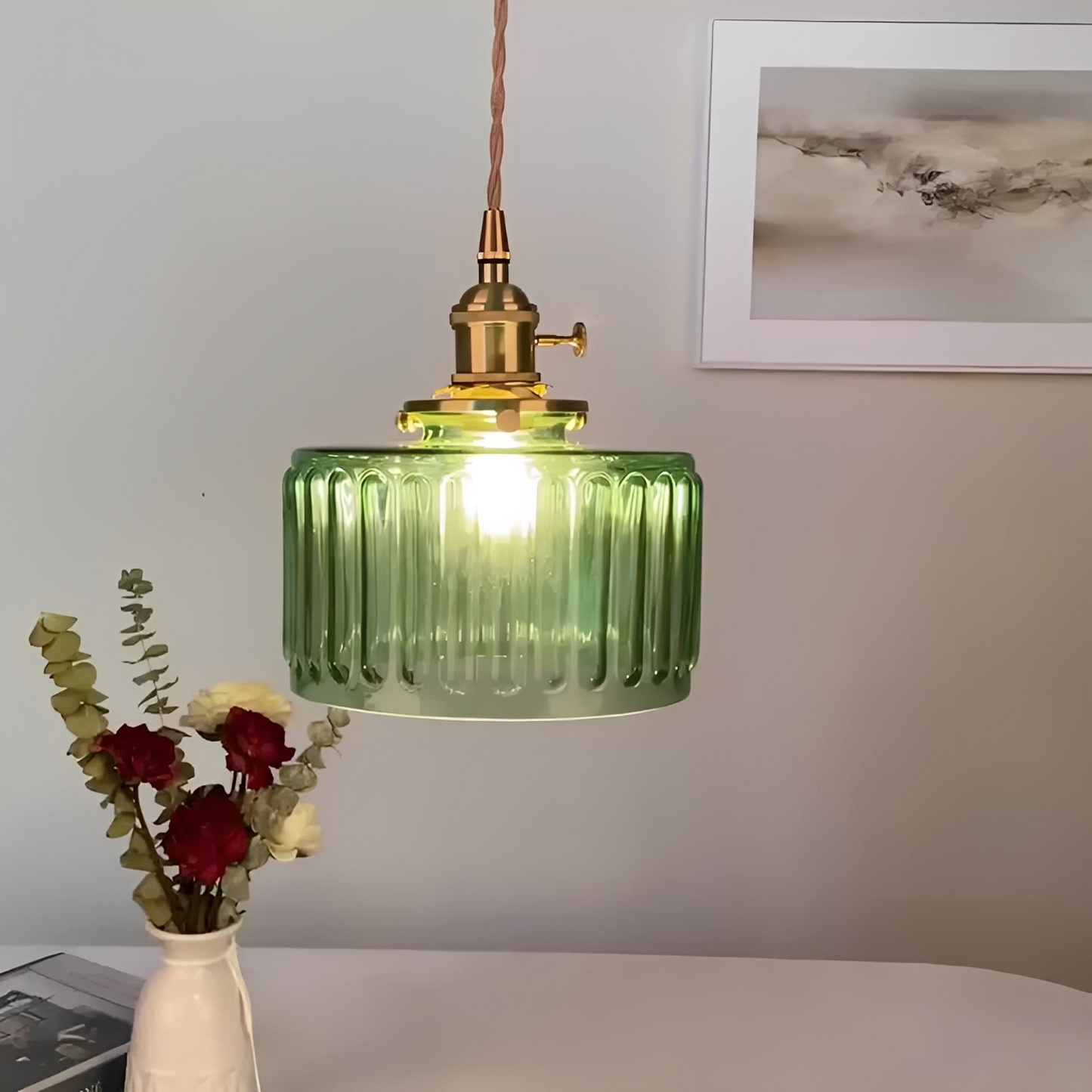Miriam – Kreativer Brass-Glas Kronleuchter