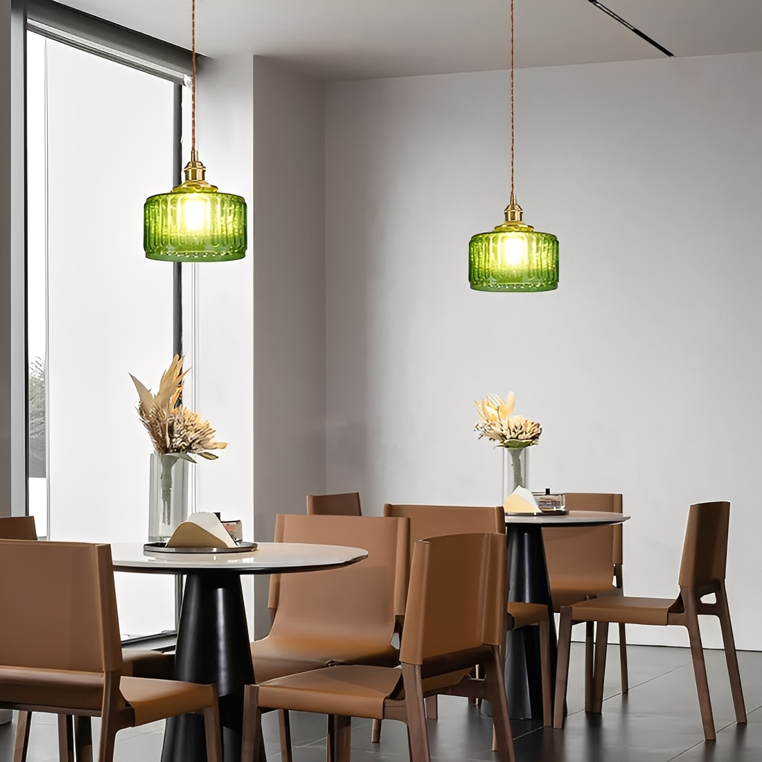Miriam – Kreativer Brass-Glas Kronleuchter