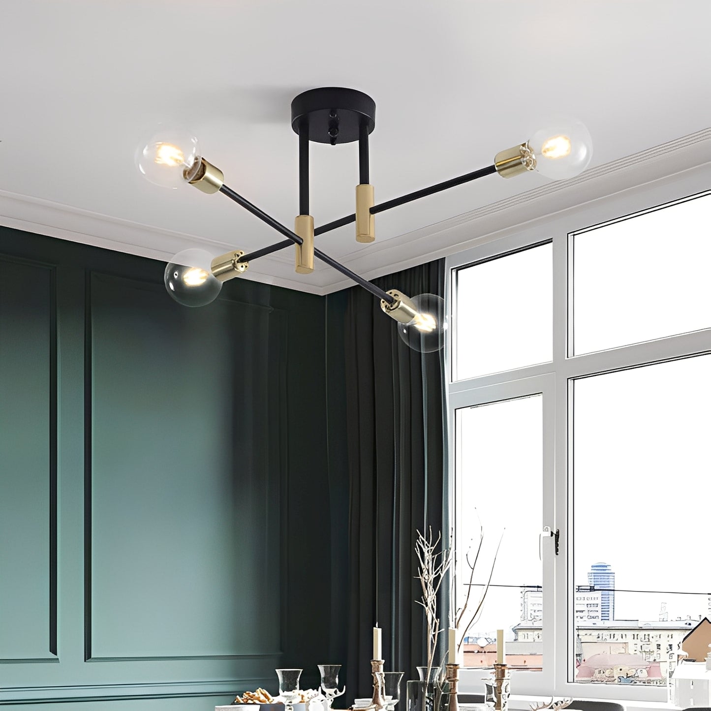 Ira – Personalisierte Schmiedeeisen-Deckenlampe