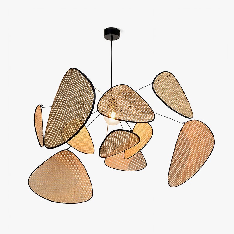 Kiyomi – Japanische Rattan Pendelleuchte