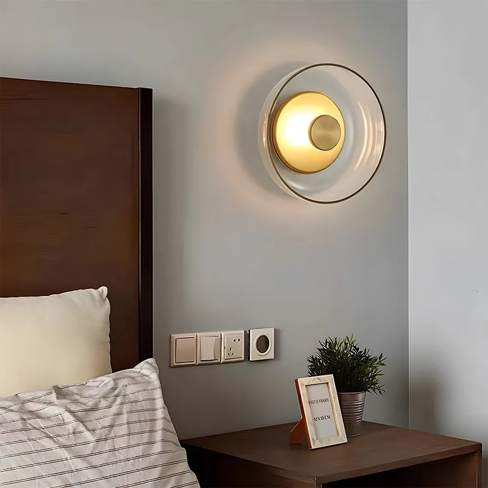 Fred – Industrielle Glas Wandlampe