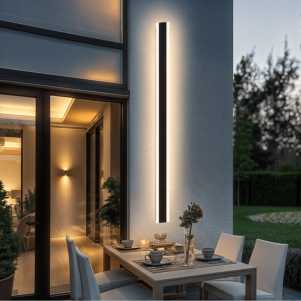 Stria – Minimalistische LED-Außenwandleuchte
