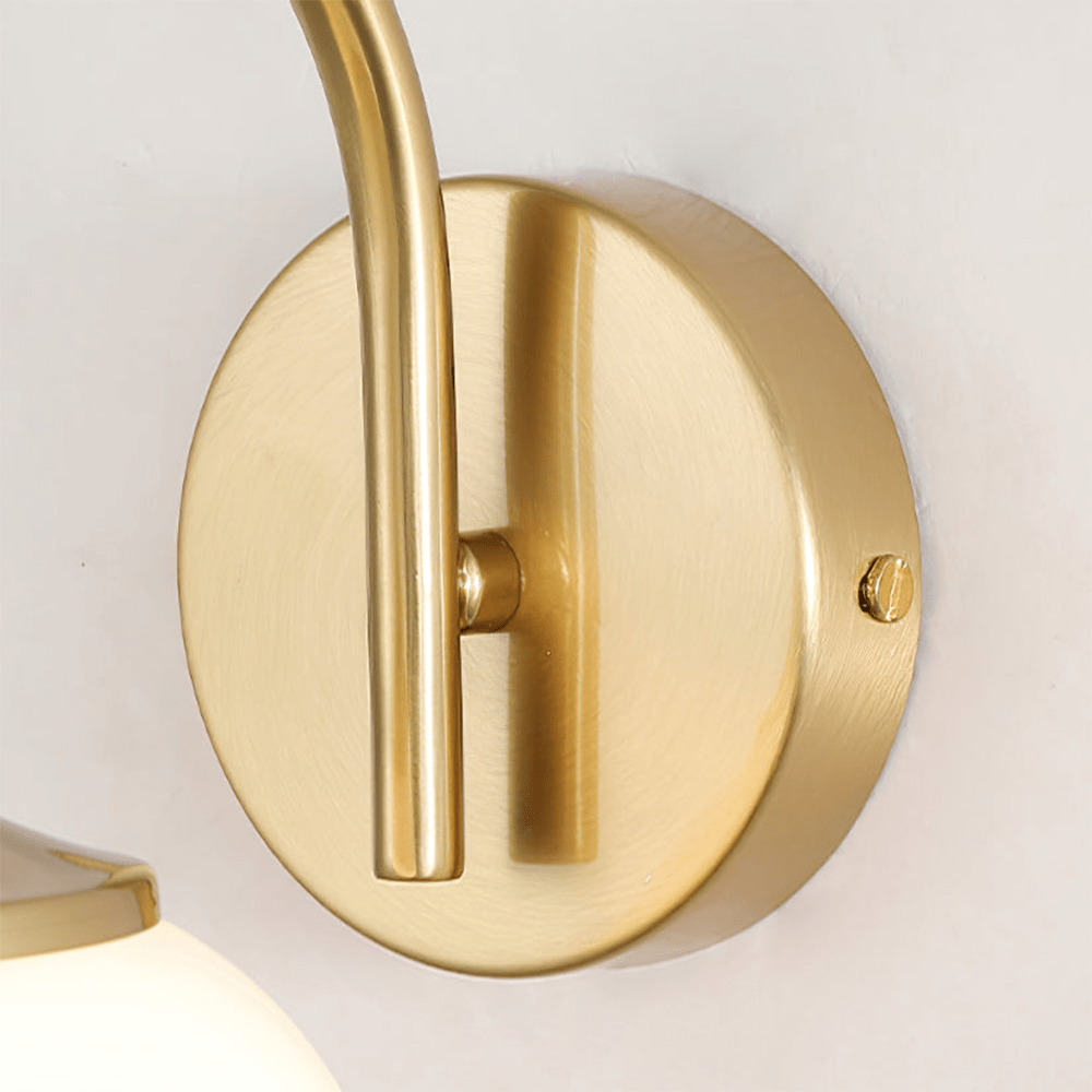 Celia – Wandleuchte aus Schmiedeeisen und Glas