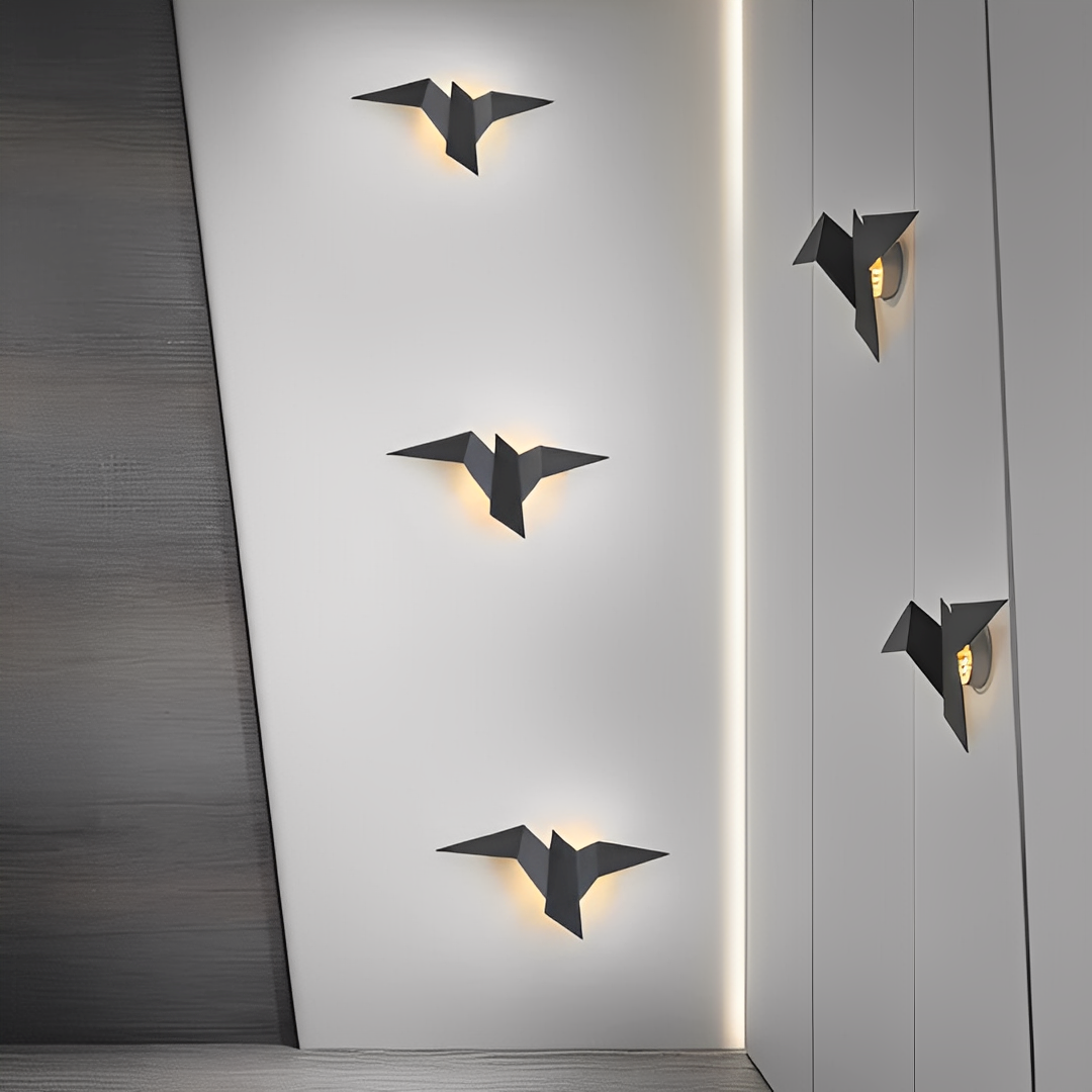 Aves – Dekorative Vogel-LED-Wandleuchte
