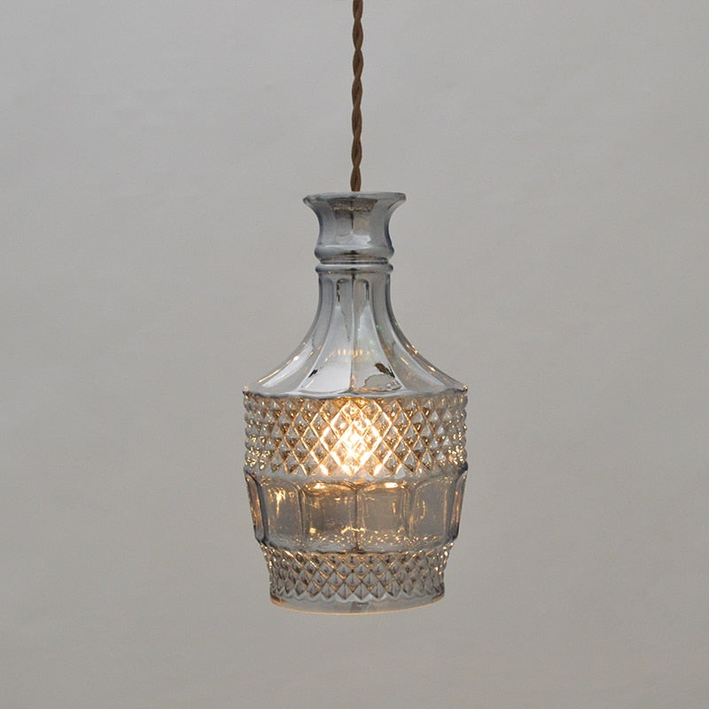 Elva – Modern Glasflaschen LED Lampe