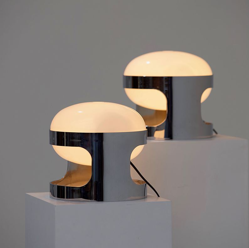 Lunor – Schlichte Light-Luxury Edelstahl-Tischleuchte
