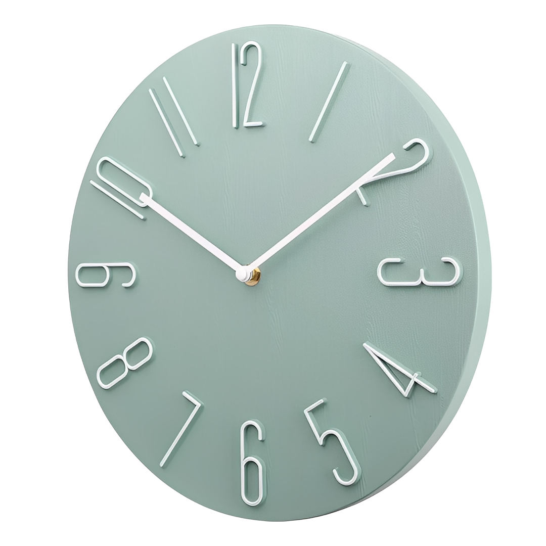 Norda – Moderne leise Quarzwanduhr