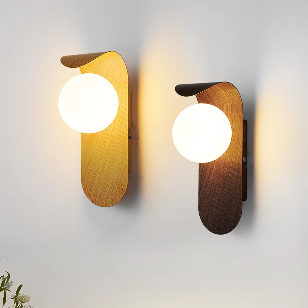 Akira – Japanische Holz-Wandleuchte