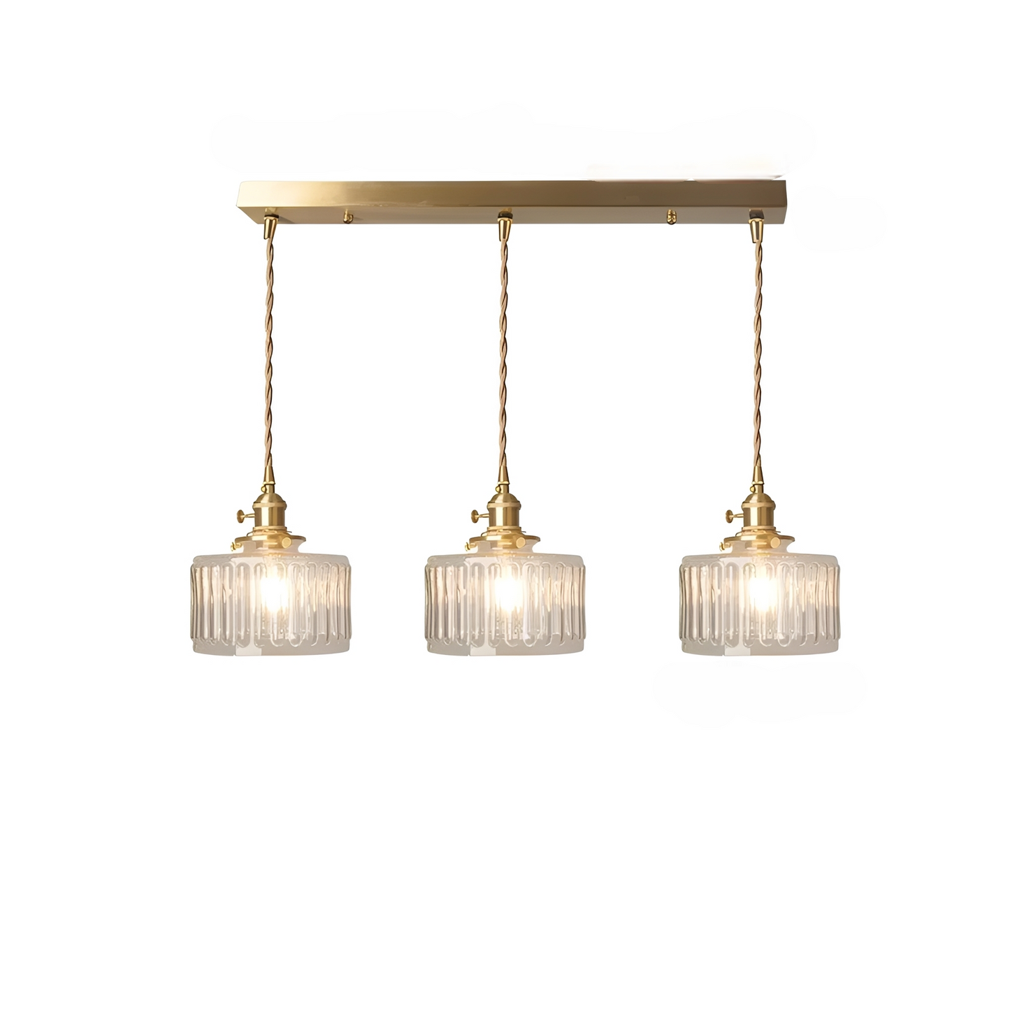 Frieda – Klassische Metall-Glas Pendelleuchte
