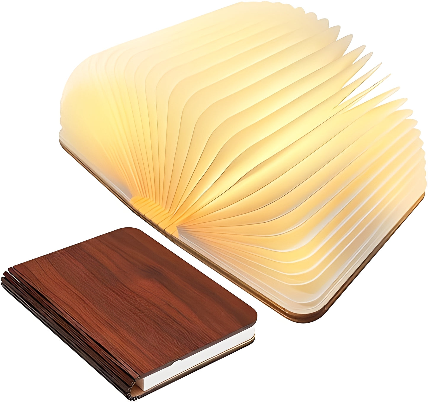 Faye – Faltbare Nachtlampe aus Leder