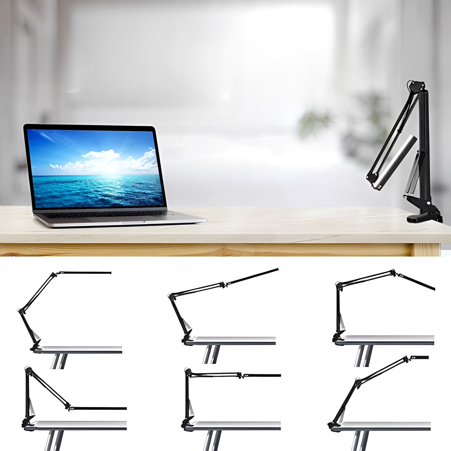 Sarina – LED Faltbare Klemmlampe