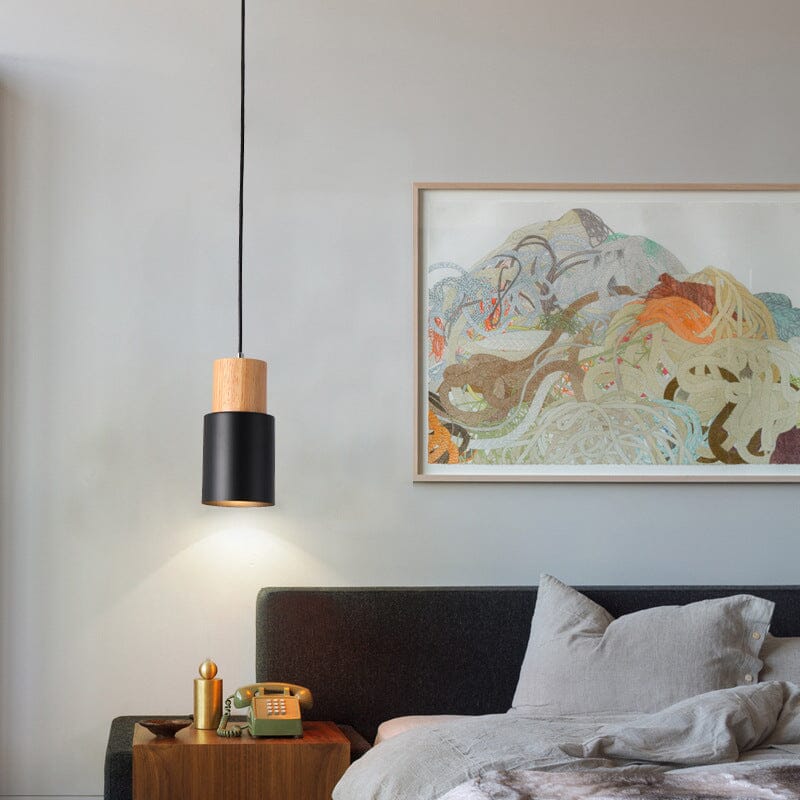 Loewe – Schlichte Holz-Pendelleuchte