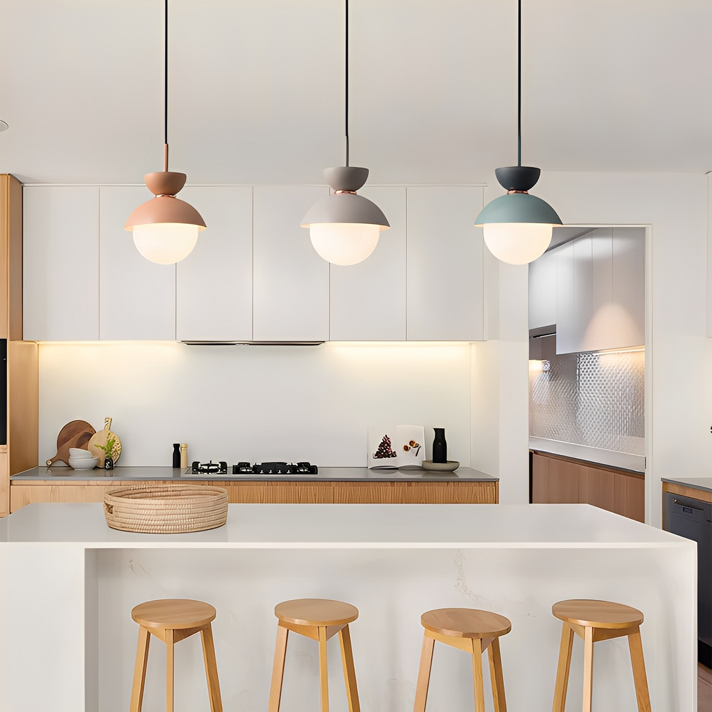 Jasmila – Moderne Macaron-Pendelleuchte