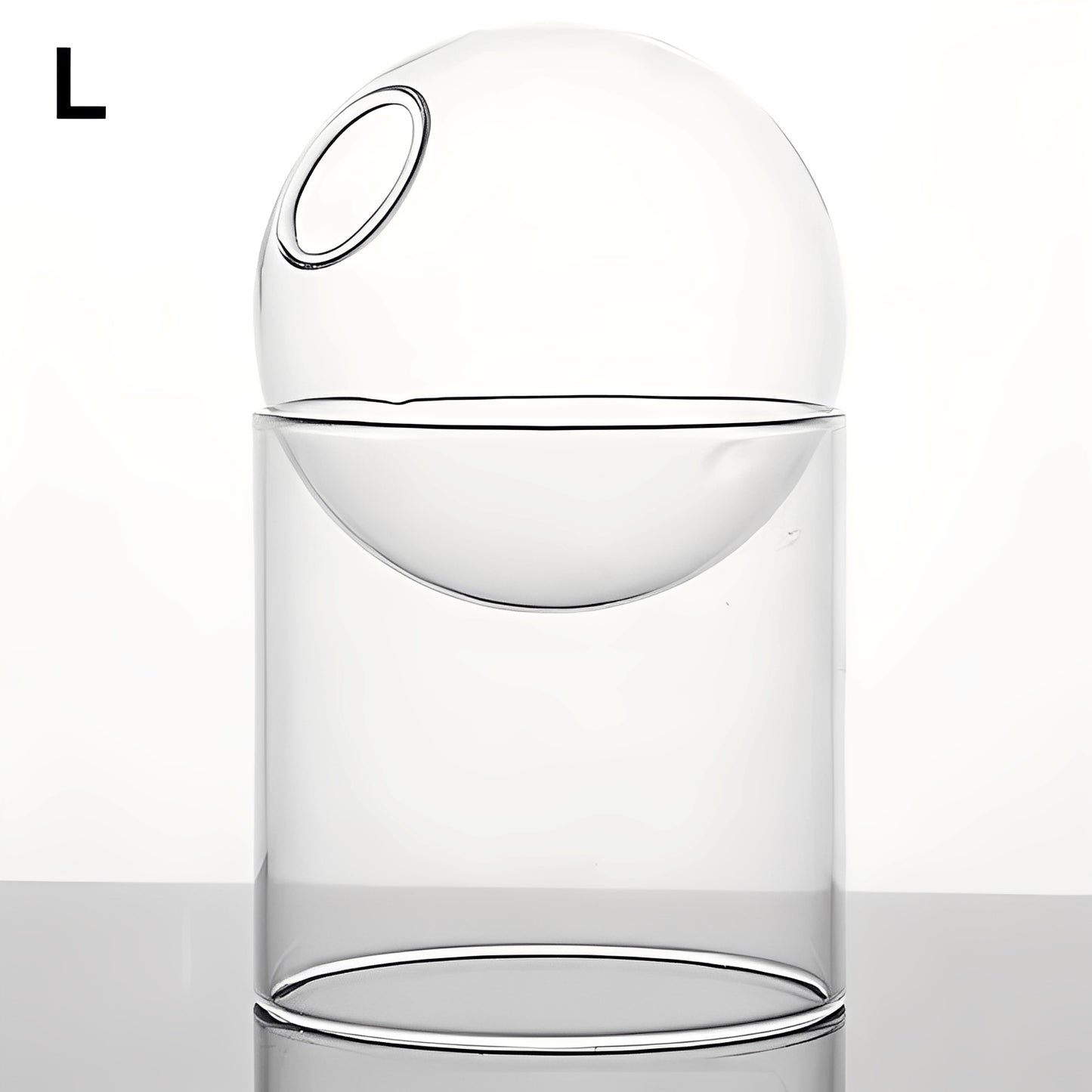 Amira – Bunte Glas Kugelvase Dekoration
