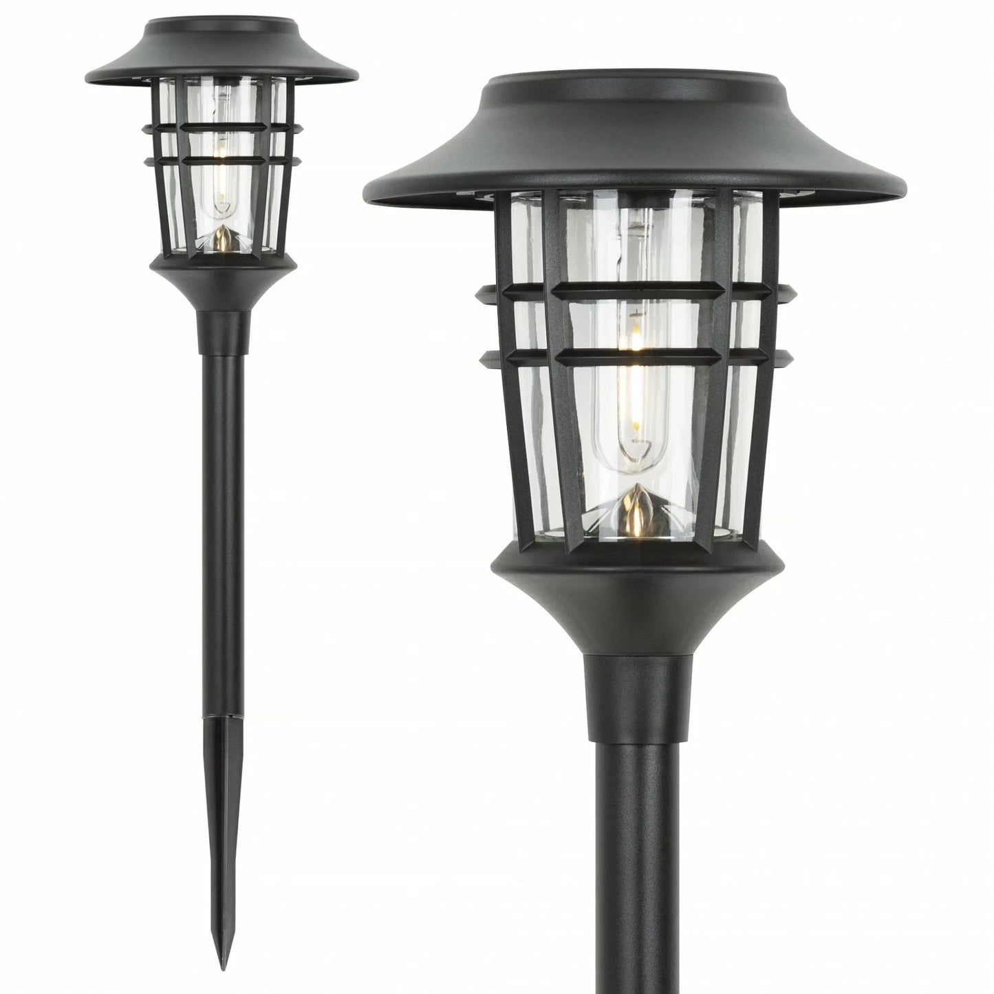 Miyu – Solar LED Gartenleuchte im Streifen-Design