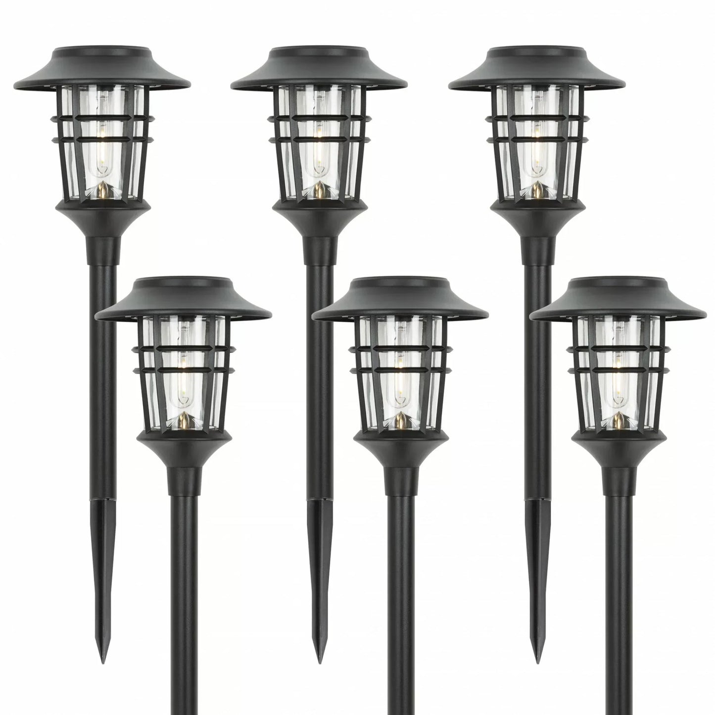 Miyu – Solar LED Gartenleuchte im Streifen-Design