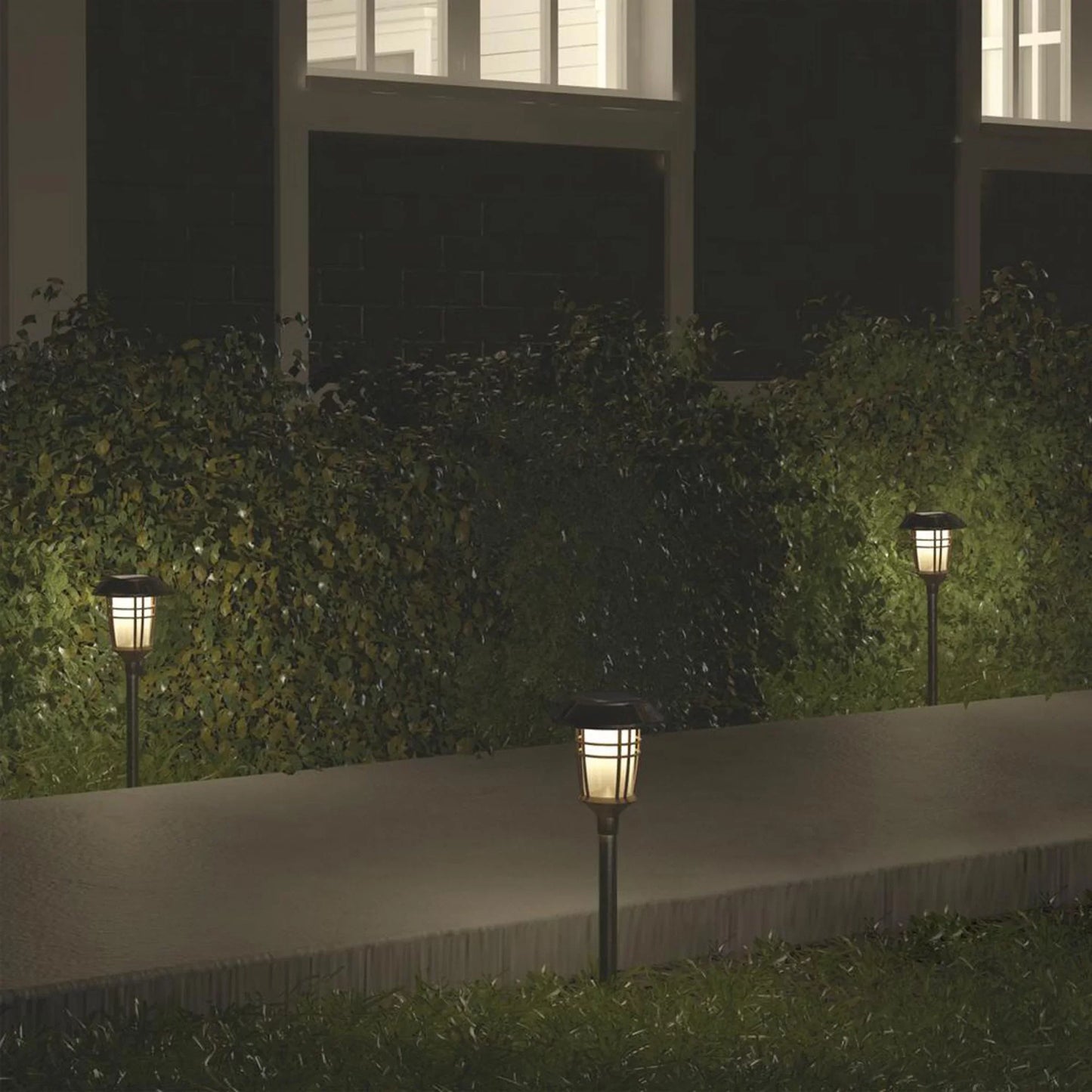 Miyu – Solar LED Gartenleuchte im Streifen-Design