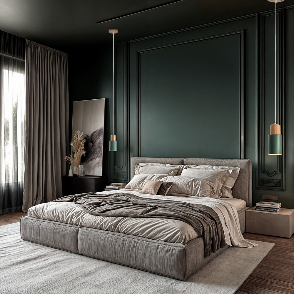Loewe – Schlichte Holz-Pendelleuchte