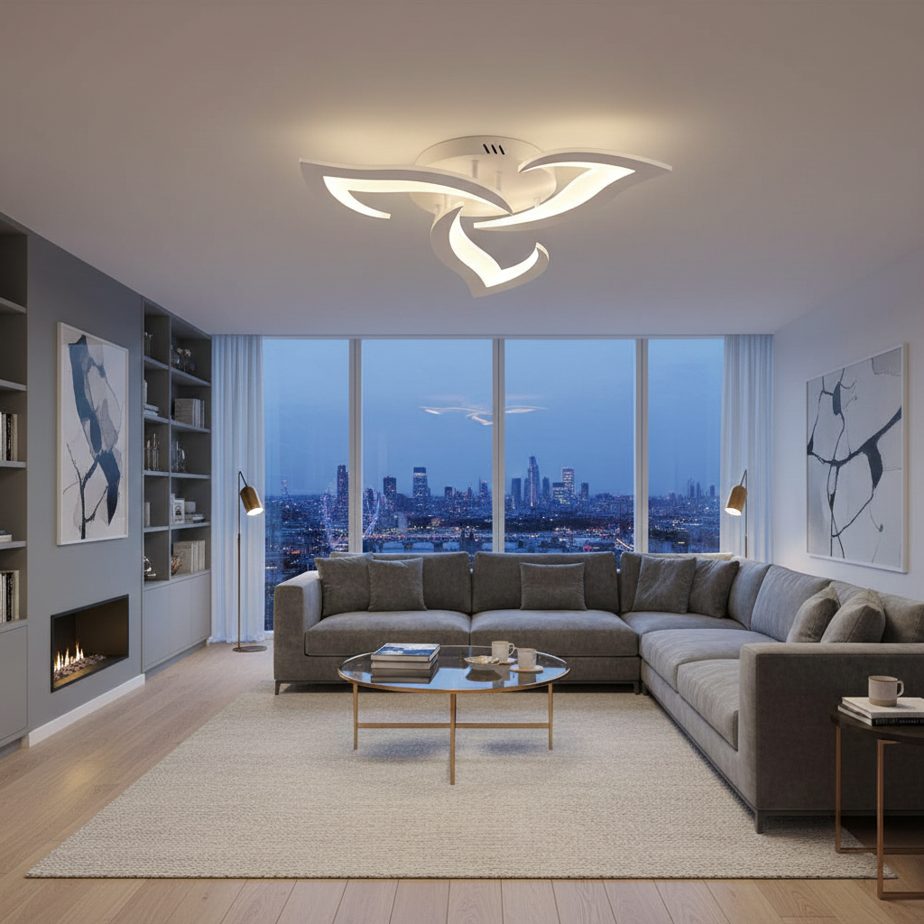 Mori – Blumenförmige LED-Deckenleuchte