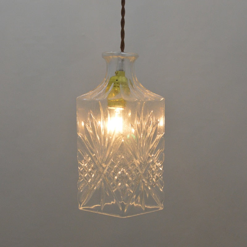 Elva – Modern Glasflaschen LED Lampe