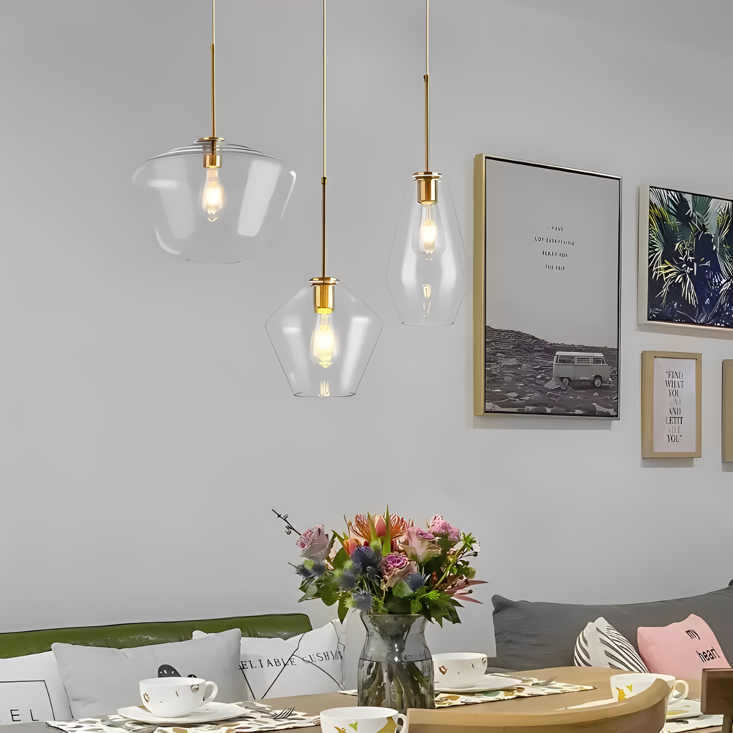 Jenela – Nordic Minimalistische Glas-Pendelleuchte