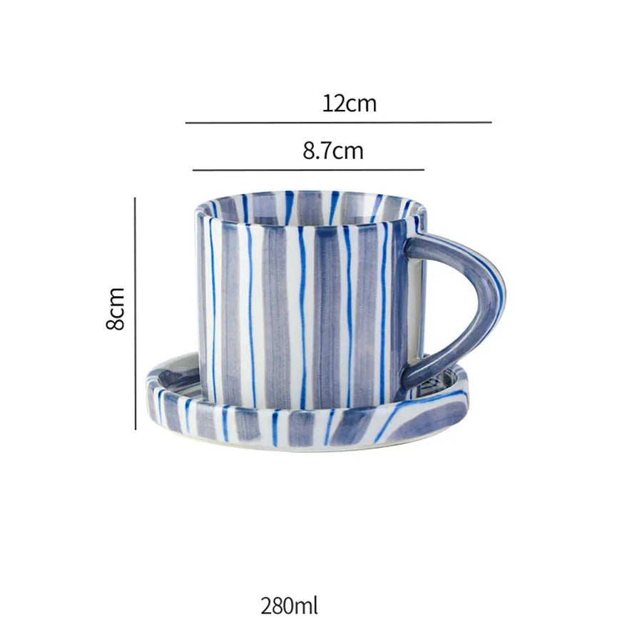 Elena – Vintage Keramik Kaffee-Tasse