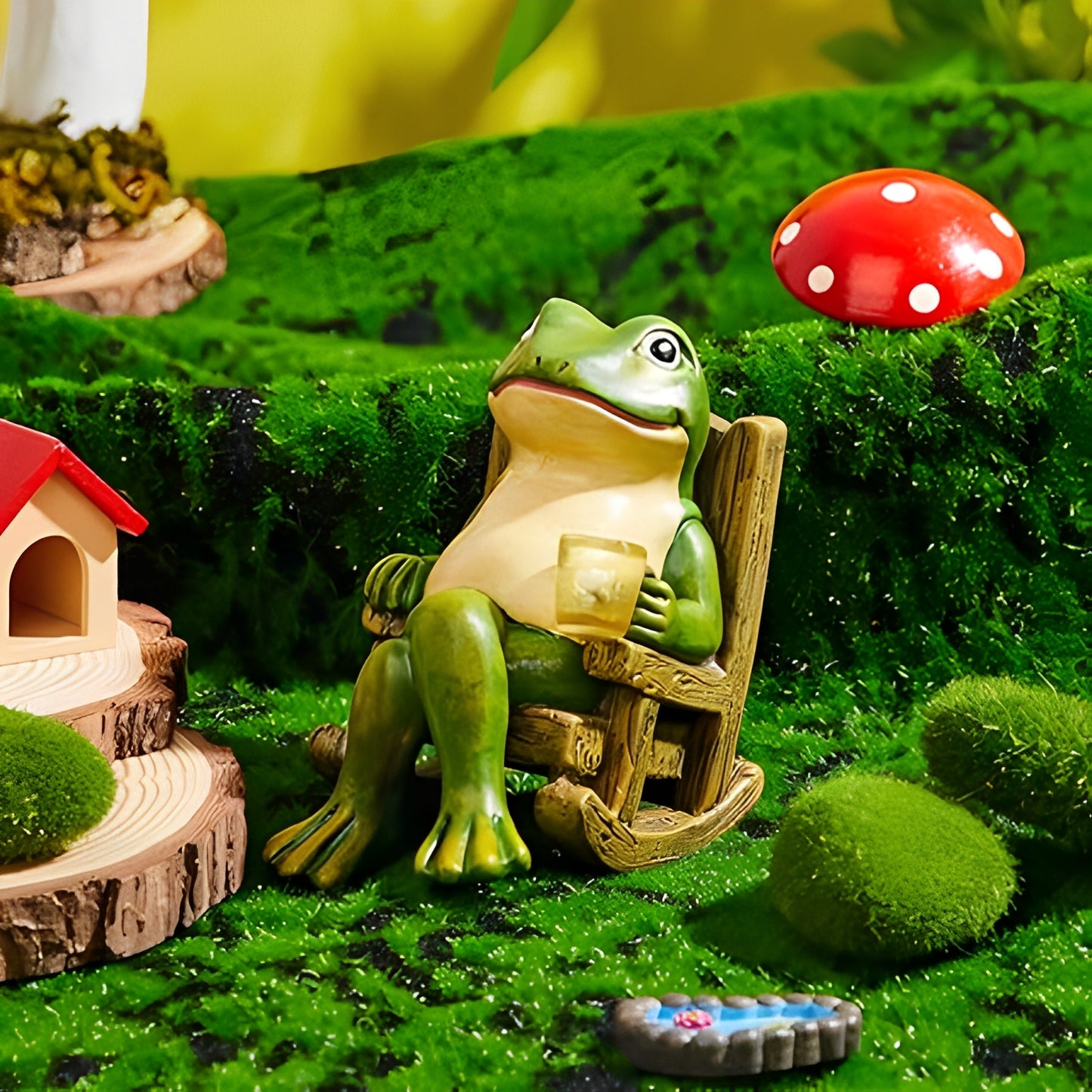 Frilo – Lustige Frosch-Solarfigur