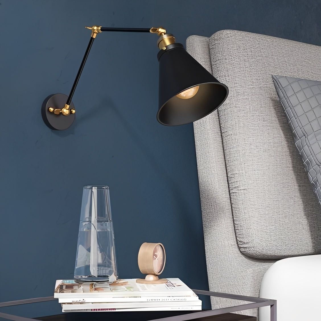 Henri – Retro klappbare Designer-Wandleuchte