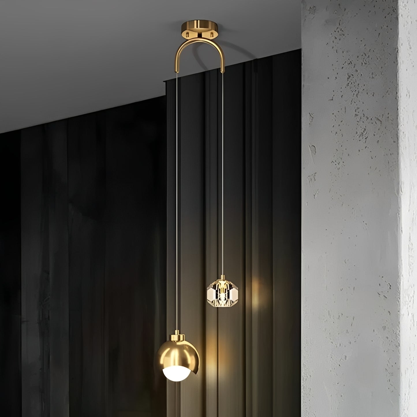 Laylah – Moderne Kristall-Pendelleuchte