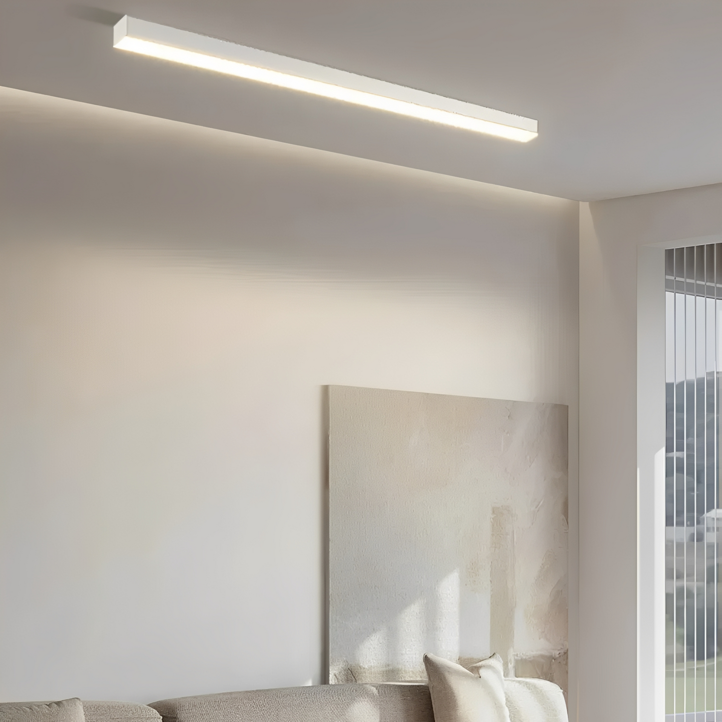 Lorin – Minimalistische Lineare LED-Deckenleuchte