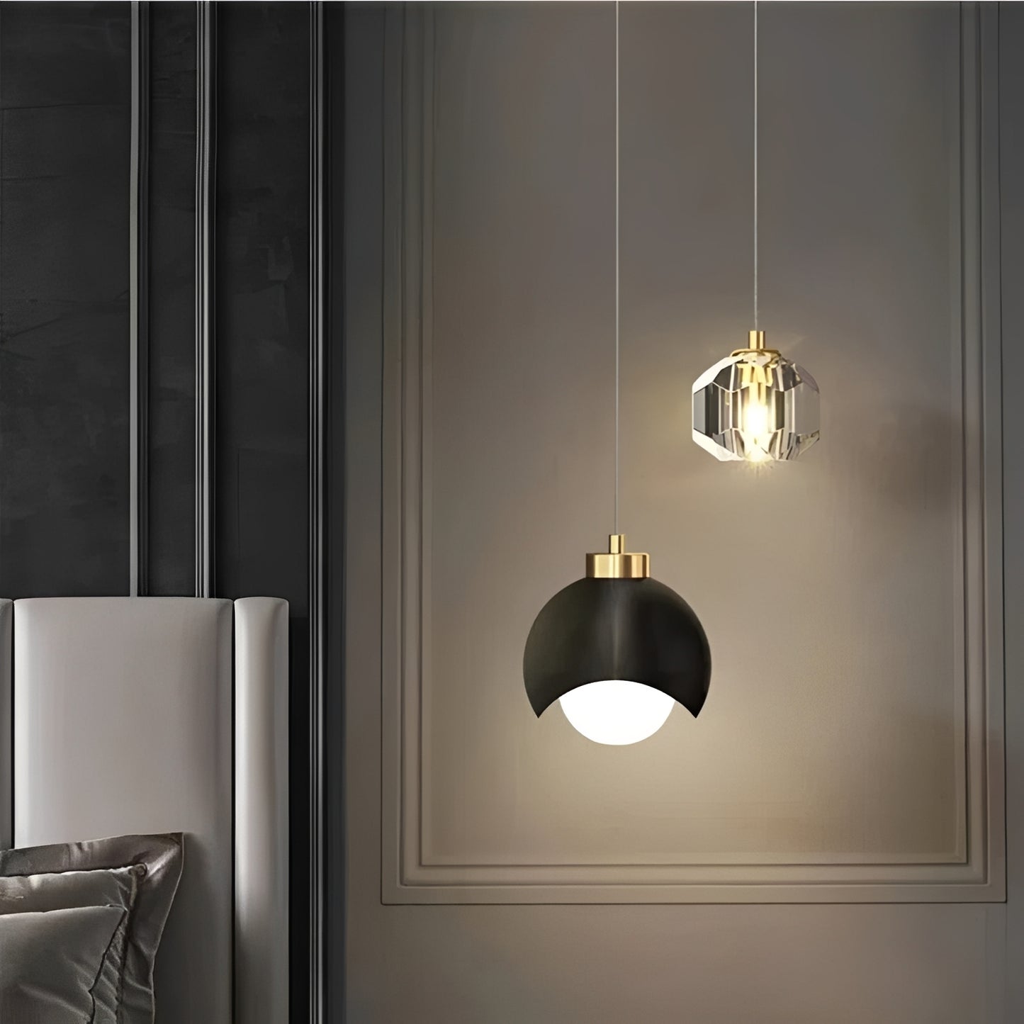Laylah – Moderne Kristall-Pendelleuchte