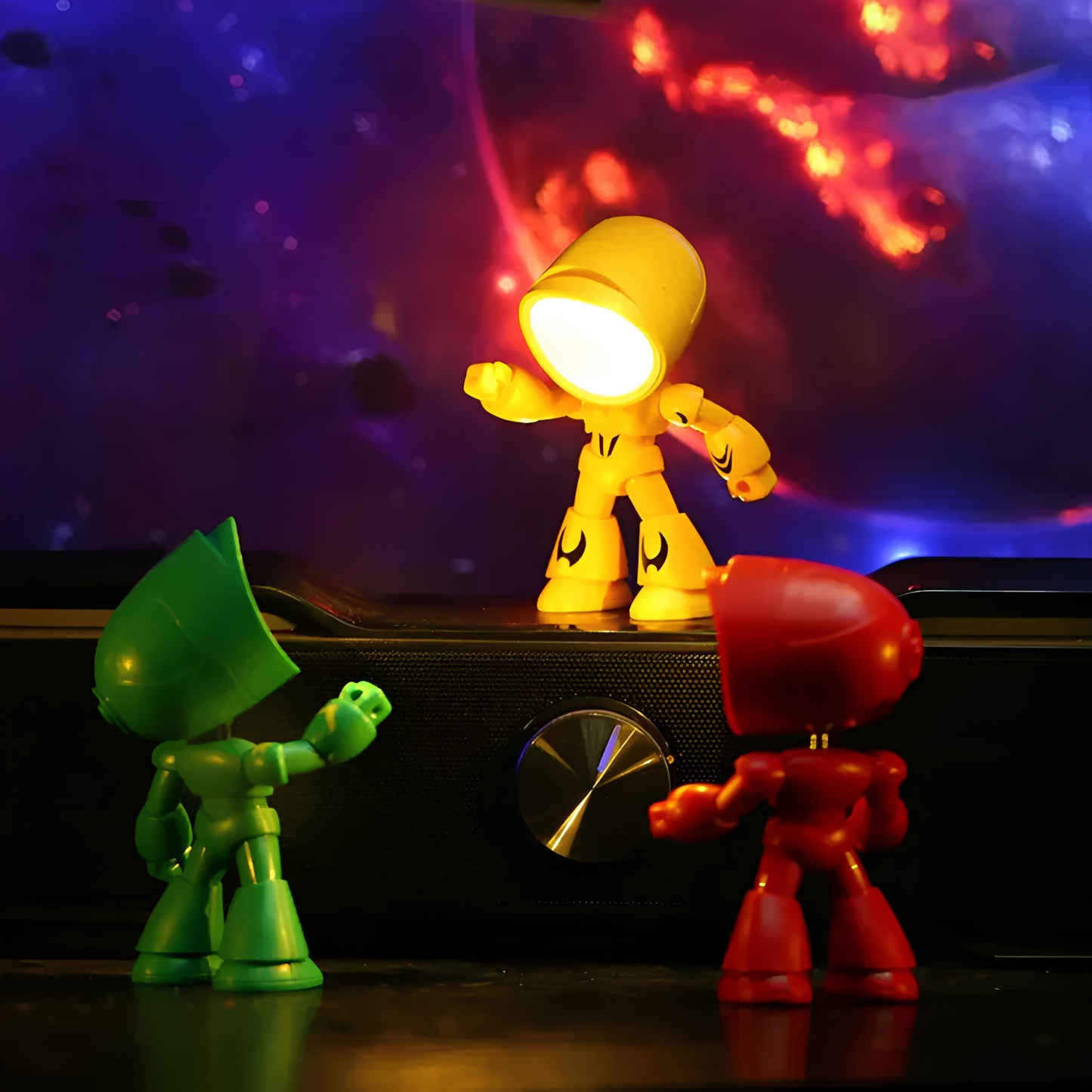 Nero – Mini LED Roboter-Nachttischlampe