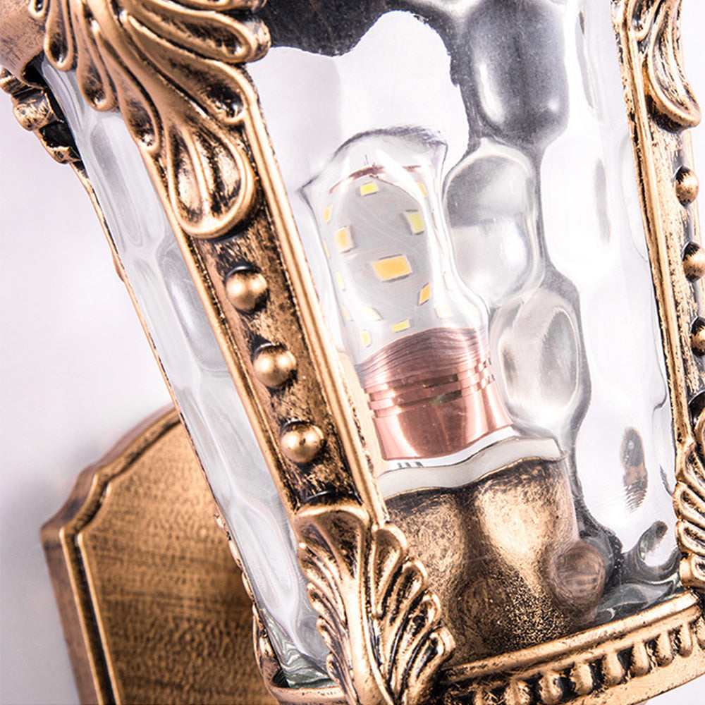 Vetro – Vintage Glas-Außenwandleuchte