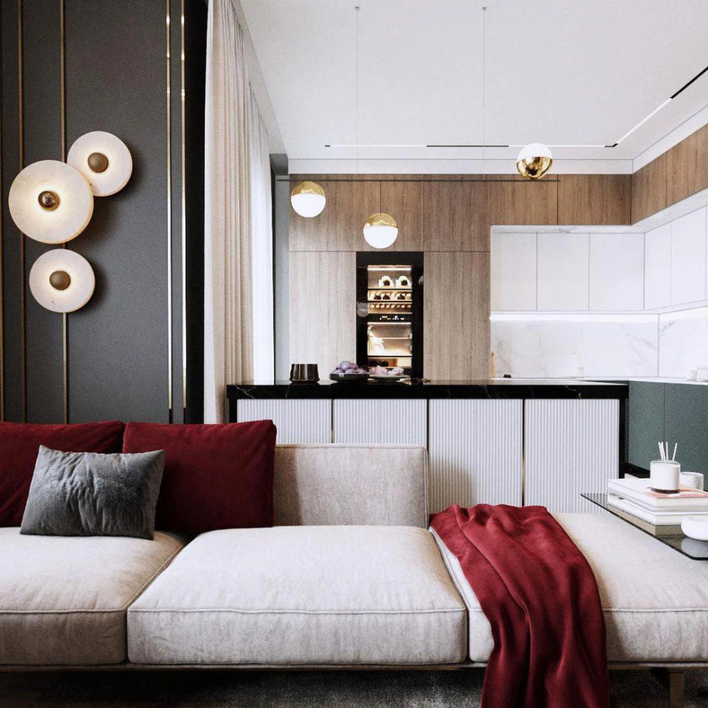 Aria – Moderne Marmor Wandleuchte