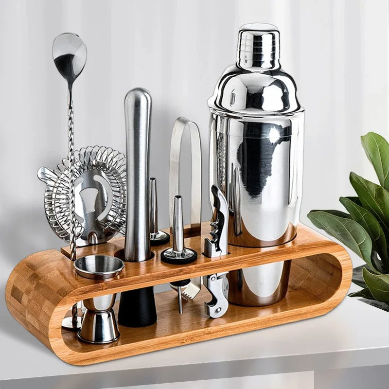 Luis – 10-teiliges Edelstahl Bar-Set