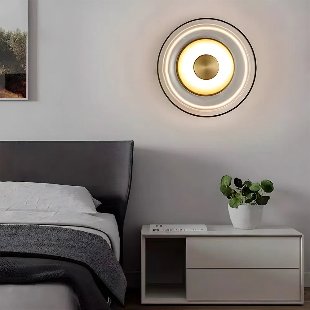 Fred – Industrielle Glas Wandlampe