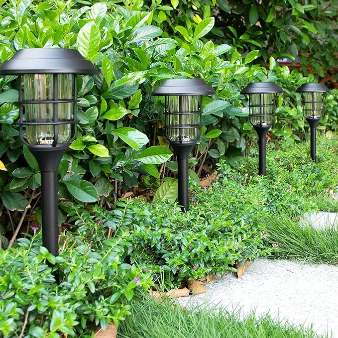 Miyu – Solar LED Gartenleuchte im Streifen-Design