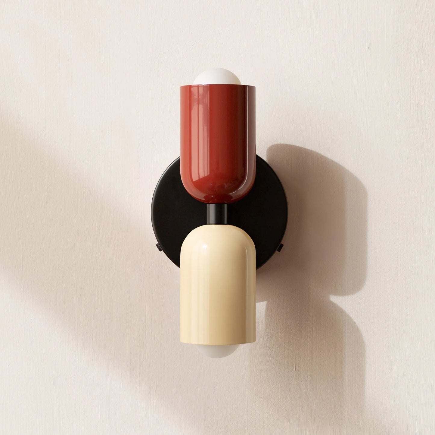 Maki – Moderne Doppelkopf-Wandleuchte