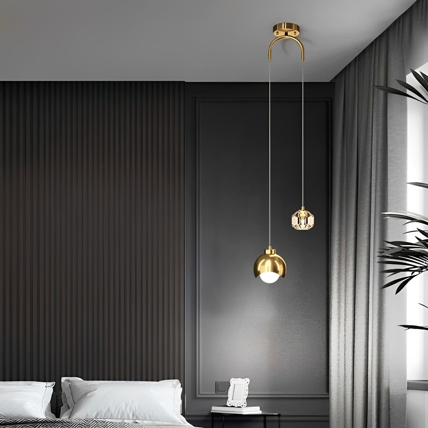 Laylah – Moderne Kristall-Pendelleuchte