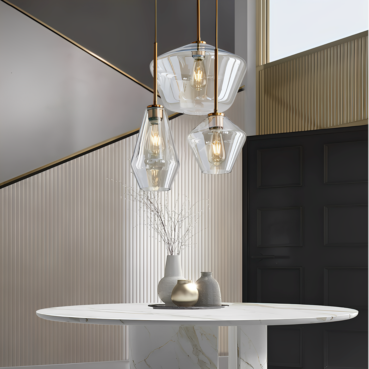 Jenela – Nordic Minimalistische Glas-Pendelleuchte