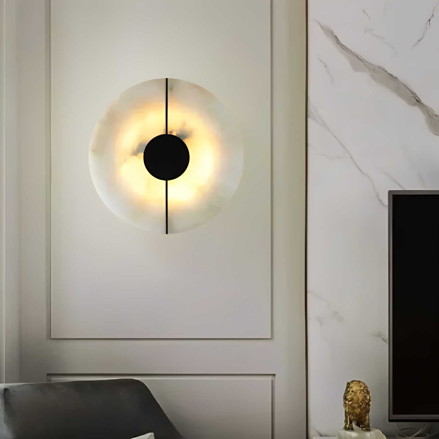 Lukas – Elegante Marmor-Wandlampe