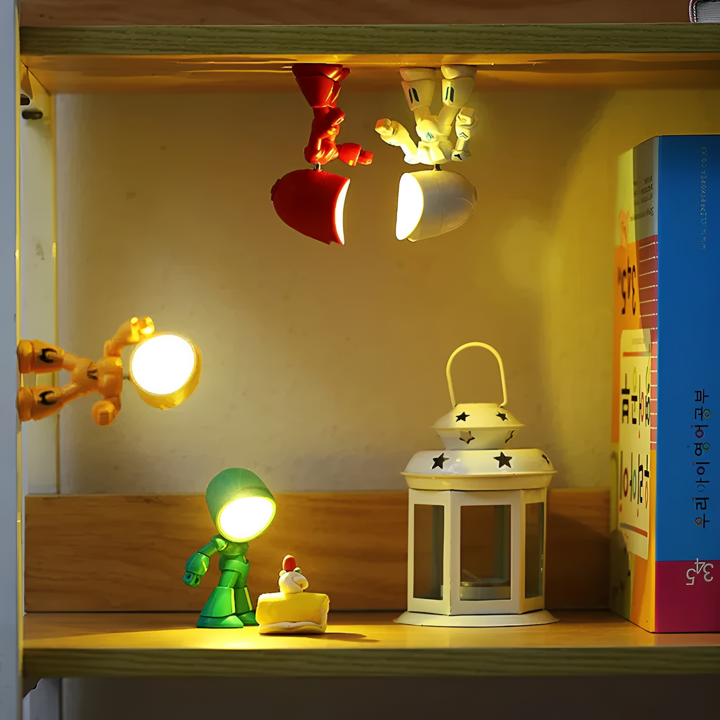 Nero – Mini LED Roboter-Nachttischlampe
